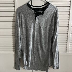 Express Men’s Long Sleeve Henley Shirt